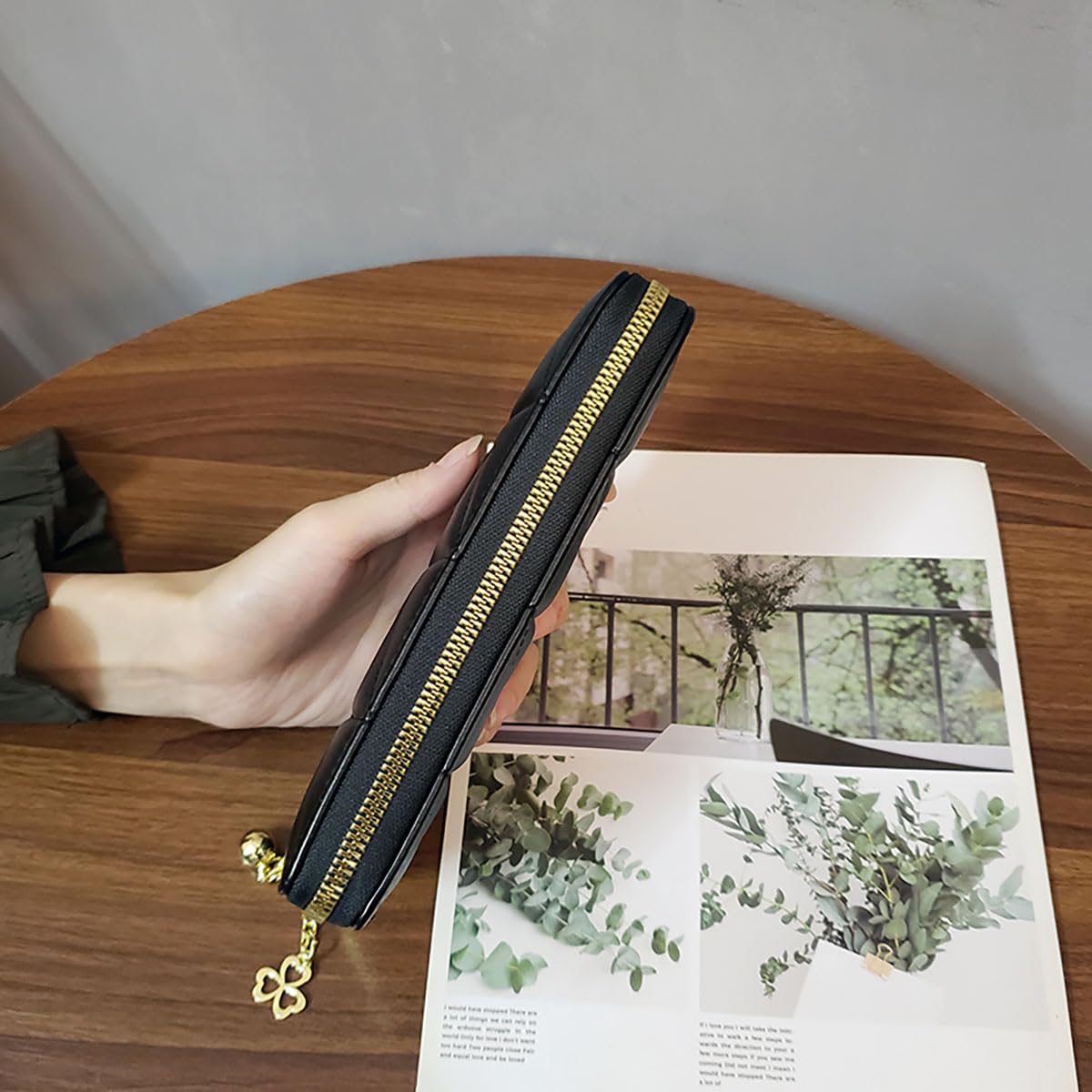 SYGA Diamond Wallet Women's Long Style Large Capacity Clutch Bag Zipper Women's Wallet Ins Style