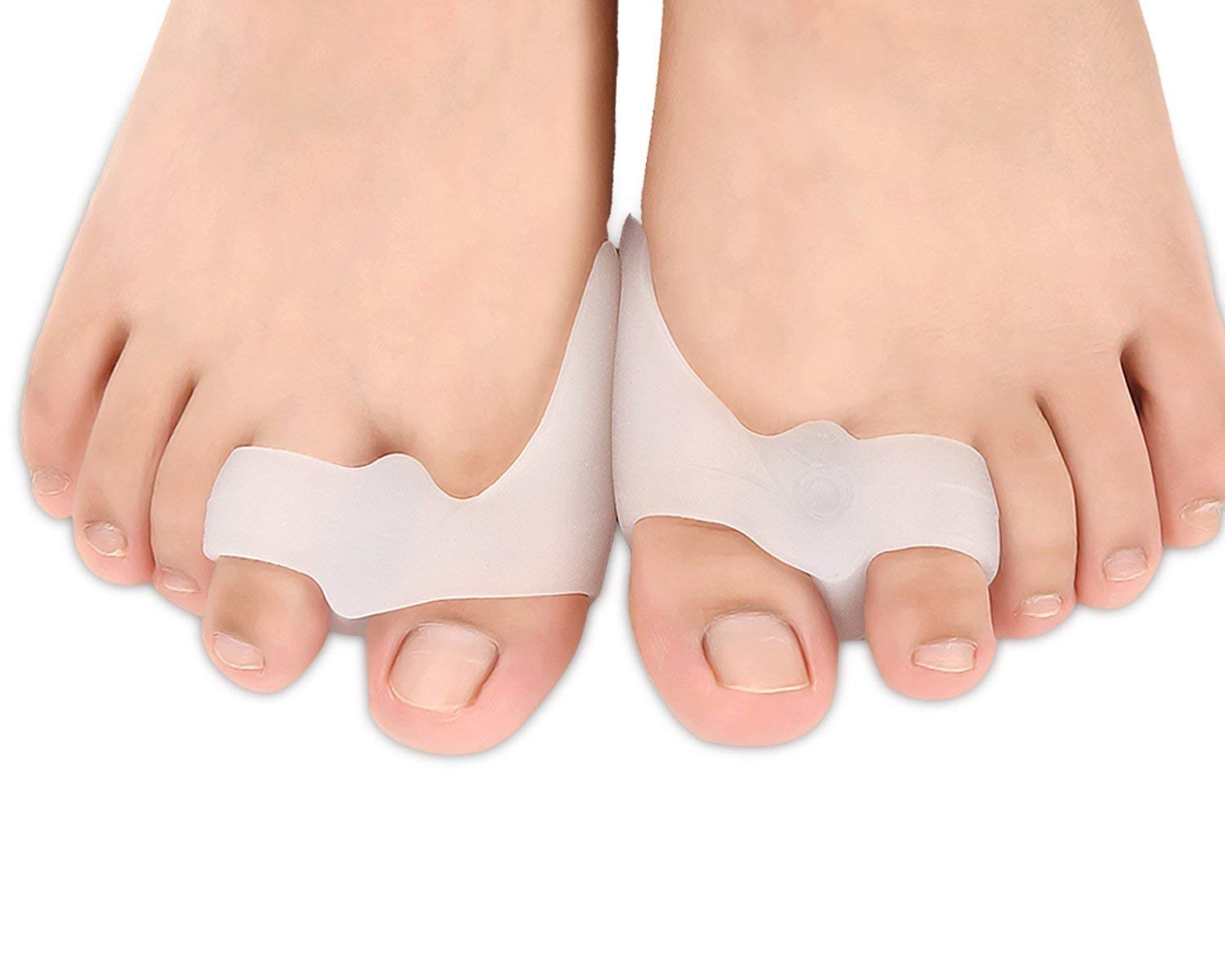Syga Silicone Toe Separator (White) - Set of 2