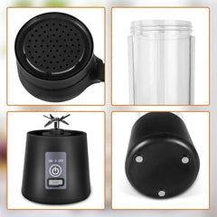 Portable Blender Electric Juicers Fruit Mixers USB Rechargeable Smoothie Mini Personal Juicer 6 Blades 3Gears With 1500 Mah Rechargeable Battery-Smoothie Blender (Style1)