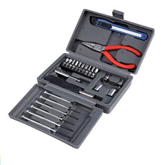 SYGA 24 Pcs Household Multi-Function Tool Box Hardware Combination Tool kit with Storage Tool Box