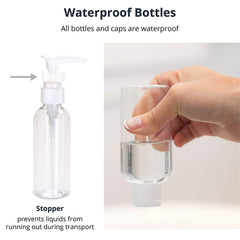 SYGA 100Ml Transparent Plastic Portable Cosmatic Spray Bottle Kit