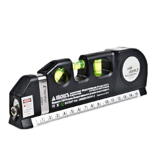 SYGA Binoax Multipurpose Level Laser Horizon Vertical Measure Tape Aligner Bubbles Ruler