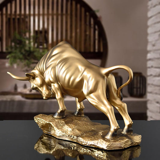 SYGA Lucky Taurus Decorative OrnamentsOffice Desktop Business High-End Bookcase
