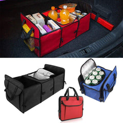 SYGA Insulation Storage Picnic Bag Heavy Shopping Organizer Foldable Storage Bag_Red