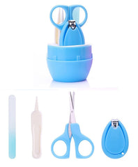 SYGA Baby, Infant and Toddler Grooming Kit with Scissors - Unique Baby Shower Gift for Girls and Boys (Blue)