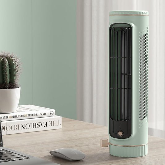 SYGA Summer New Fan Household Vertical Electric Fan Bedroom Circulation Fan Desktop Mute Floor Fan (Green)
