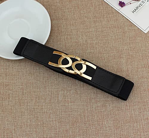 Syga Women's Faux Leather Waist Belt (Pack Of 1) (SYGA_Black)