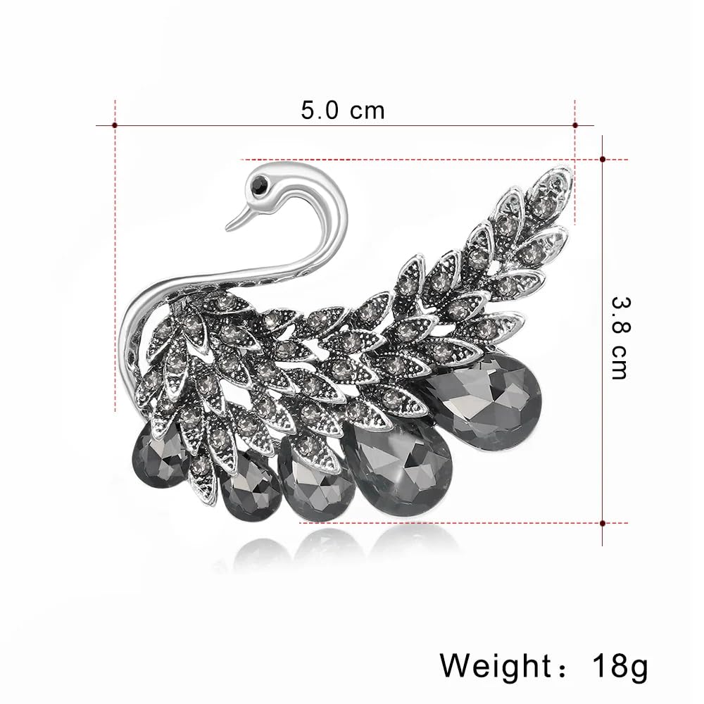 SYGA Brooch Pin Fashion Crystal Rhinestone Jewellery Pin Vintage Clothing Accessories Decoration Versatile Coat design Brooches For Women- S68