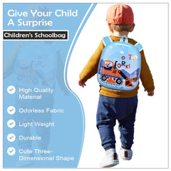 SYGA Children's School Bag Cartoon Backpack Oxford Kids Chest Multi-Purpose Baby Bag for 2-4 Years Kids (Airplane)