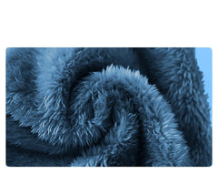MOMISY Unisex Baby Girls Boys Faux Fur Sleeveless Vest Coat Lightweight V-Neck Short Gilet for Toddler (1 to 2 Years, Blue)