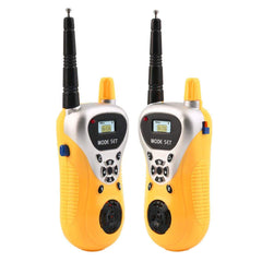 SYGA Walkie Talkie Pair with Range Upto 100 Feet, Multi Color