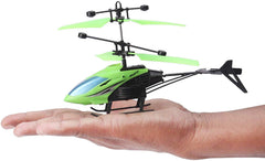 Syga High Speed Velocity Induction Remote Control & Rechargeable Flying Helicopter with Unbreakable Blades Infrared Sensors Plastic, Pack of 1, Multicolor