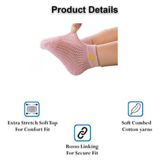 MOMISY 5 Pairs Baby Girl Boys Tube Socks Toddlers Infant Solid Color Boat Spring and Autumn Socks Stretch Baby Socks (ThinCrown, 1 year to 3 year)