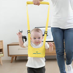 SYGA Handheld Baby Walker with Harness, Adjustable Walking Assistant Helper for Infant Child (Age 6 Months to 24 Months),Stand Up and Learn Walking, (LiftUp Pink)