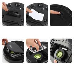 TRENDYNEST Robot Vacuum Cleaner Multifunctional Rechargeable Mini for Home Pet Hair Black Handbag | Vacuum Cleaners | Household Supplies & Cleaning