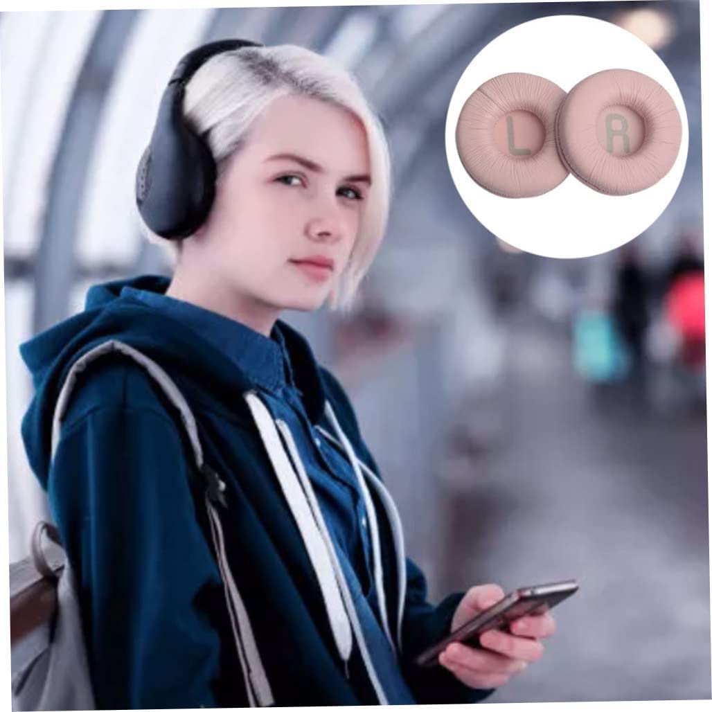SYGA Earpads Replacement Ear Pads Ear Cushion Cover Compatible with JBL E55BT Over-Ear Wireless Headphones- Black