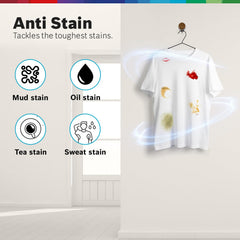 Bosch 9kg 5 Star Anti Stain & AI Active Water Plus Fully Automatic Front Load Washing Machine with Built in Heater (WGA1420TIN, Pretreatment & Steam with Anti Bacteria and 5 Star Inverter, Black Grey)