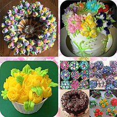 SYGA Cake Decoration Tips Set - 54 Pcs Professional Stainless Steel Piping/Dispenser Nozzle Kit,for Cakes Cupcakes Cookies Pastry