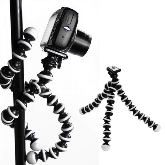 SYGA Small Flexible Bendable Octopus Tripod with Quick-Release Plate for Digital Camera