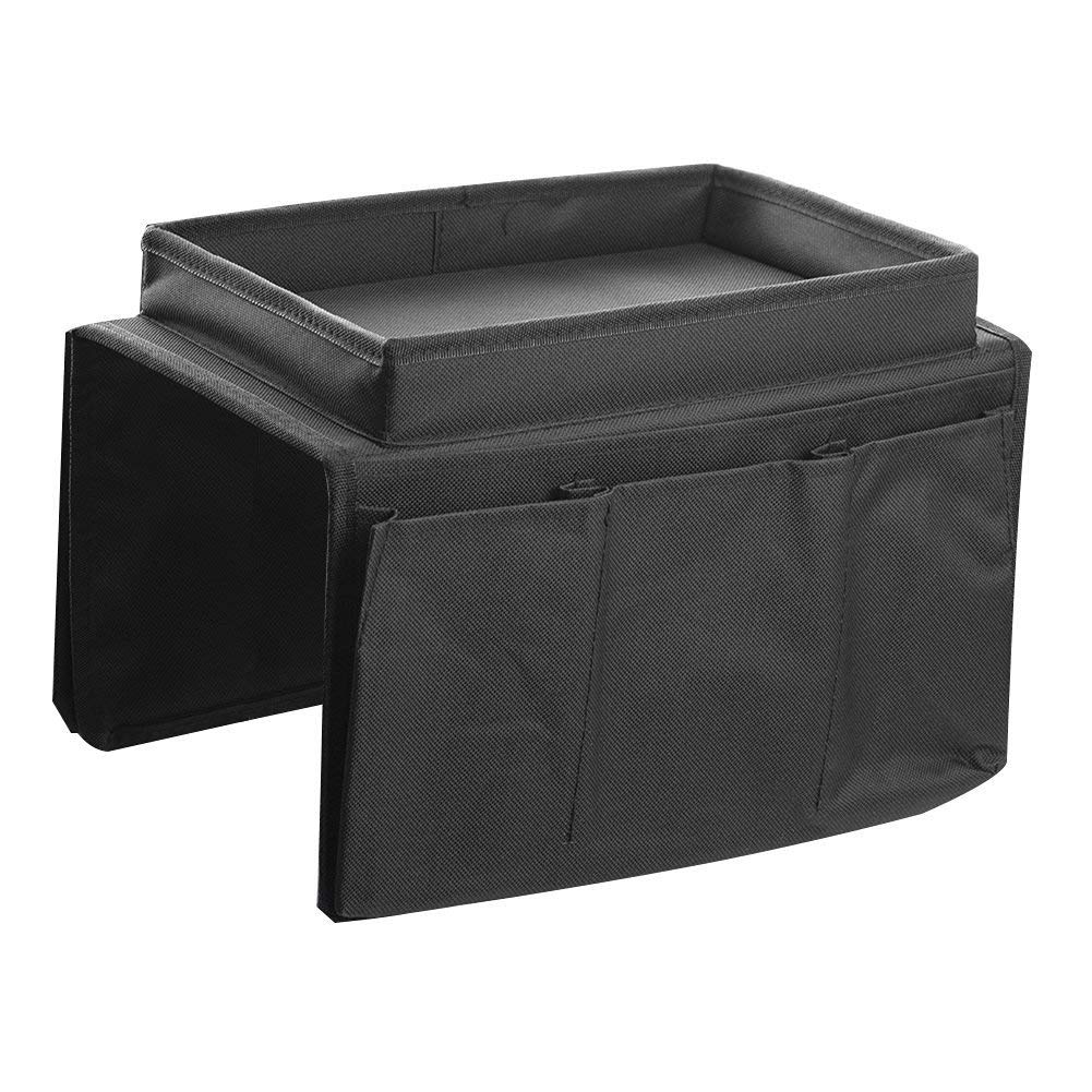 SYGA Sofa TV Remote Control Holder Organiser Fits Chairs Sofas (Black)