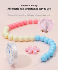 SYGA Beads for Kids Crafts Children's Jewelry Making Kit DIY Bracelets Necklace Hairband and Rings Craft Kits Birthday for 4, 5, 6, 7-Year-Old Little Girls-Multicolor (DIYBeadsSet-11)