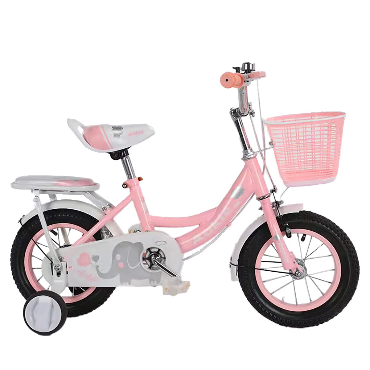 SYGA Bicycles for Kids 5-9 Years Children's Basket Bicycle (18-INCH,Pink)