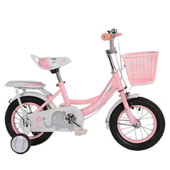 SYGA Bicycles for Kids 5-9 Years Children's Basket Bicycle (18-INCH,Pink)