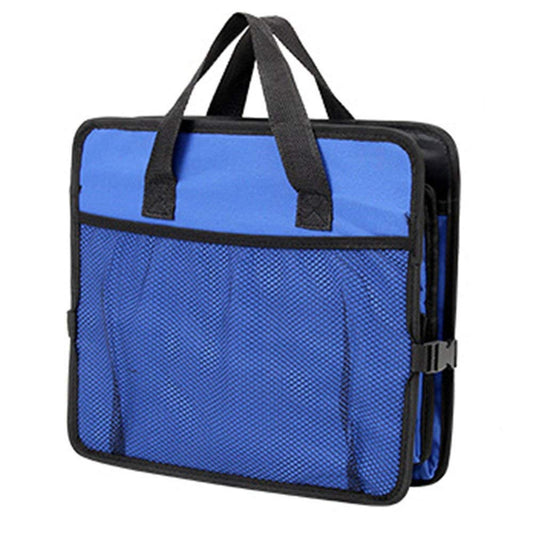 SYGA Insulation Storage Picnic Bag Heavy Shopping Organizer Foldable Storage Bag_Blue