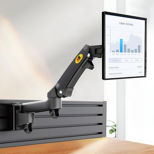 SYGA NB Monitor Desk Mount, 17-27 Inch Screen Bracket, Gas Spring Arm, 2-7 kg Load Capacity