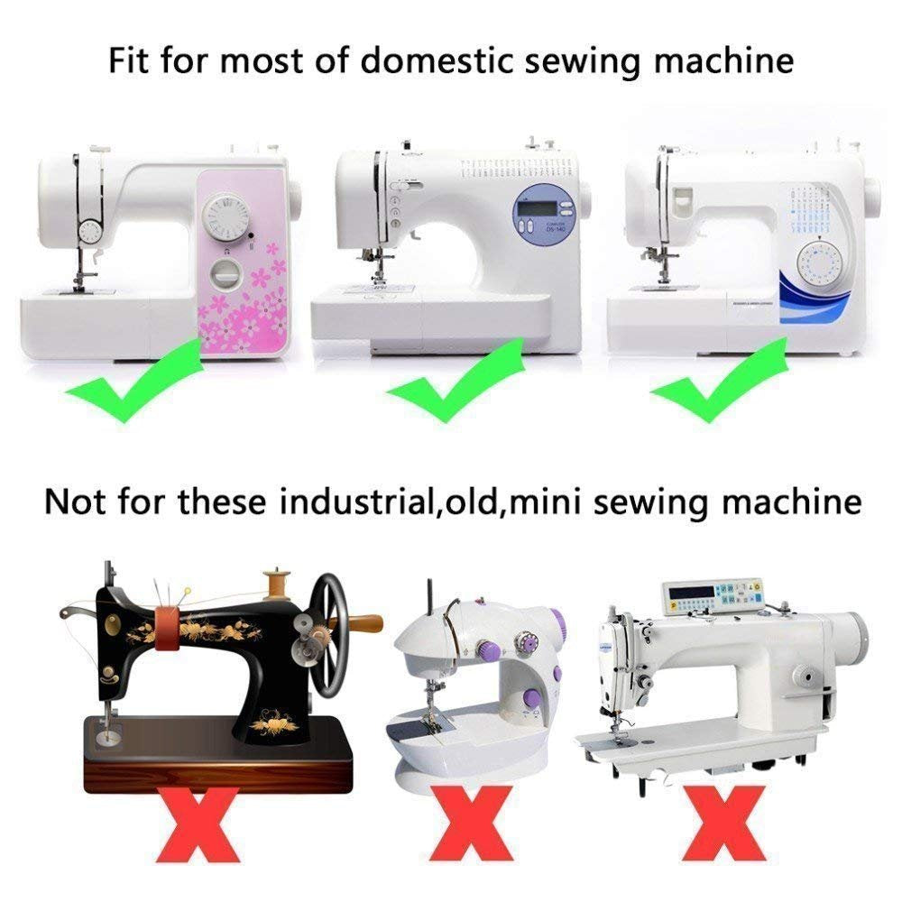 Syga 32 Sewing Machine Presser Foot Feet Kit fit for Brother Singer Janome
