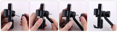 MOMISY Mobile Holder for Bike, Scooty, Motorcycle, Activa Metal Mirror Bar Mobile Phone Holder/Hook/Clamp/Stand/Mount 360° Rotatable Mobile Stand Mirror Mount