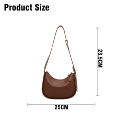 SYGA Fashion Small Bag Women's Bag Popular Shoulder Messenger Bag (LightBrown)
