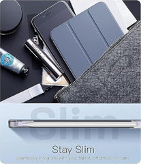 ProElite Cover for Xiaomi Mi Pad 8/8 Pro/Mi Pad 7/7 Pro 11.2 inch Cover, Flip Case Cover with Transparent Back & Stylus Pen [Auto Sleep Wake Support], Black