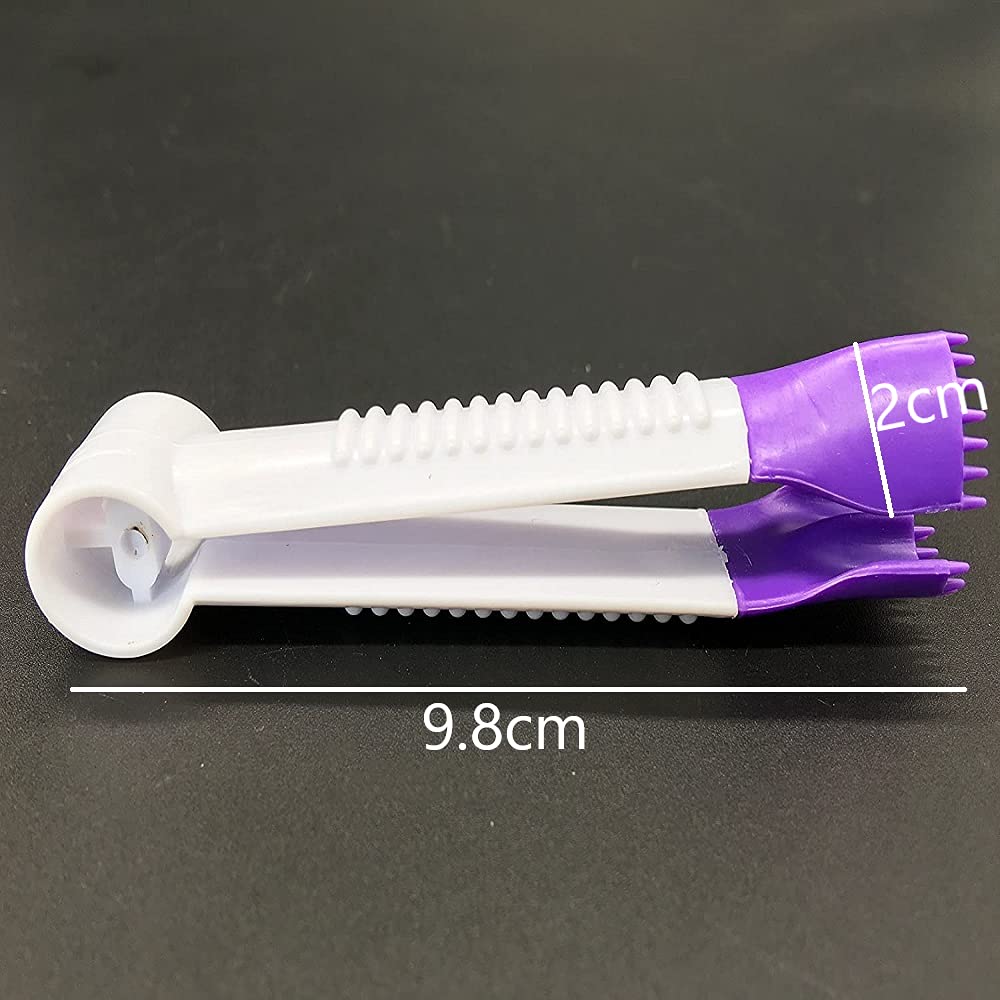 SYGA Cake Lace Tweezers Clips Food Grade Plastic Cookie Stamp Mould Cake Cupcake Fondant Decorating Tool Edge Clip- Pack of 10pcs/Set