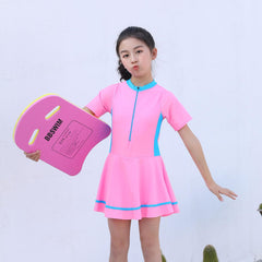 SYGA Cute Swimsuits for Little Princess Baby Girls XL-Size Perfect for Girls Age 7-8 Years Old (Pink)