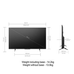 Vu 139 cm (55 inches) The GloLED Series 4K Smart LED Google TV 55GloLED (Grey)