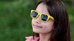 SYGA Kids Goggles, Modern Stylish Eyewears for Boy's and Girls, Sunglasses Style - Beige