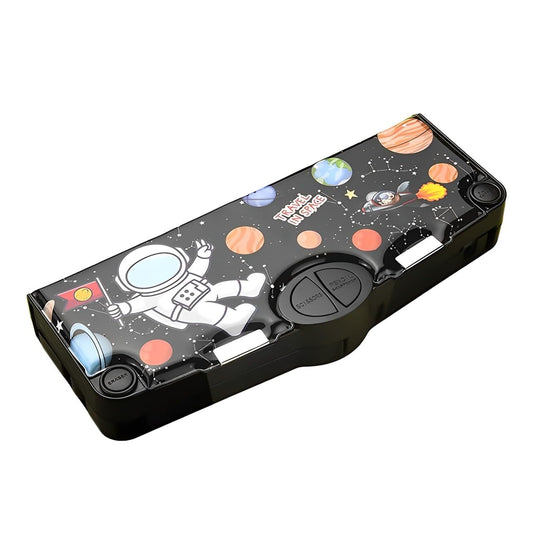 SYGA Children's Compass with Cute cat Design Pencil Box for Boys and Girls, Primary School Students, Multi-Functional