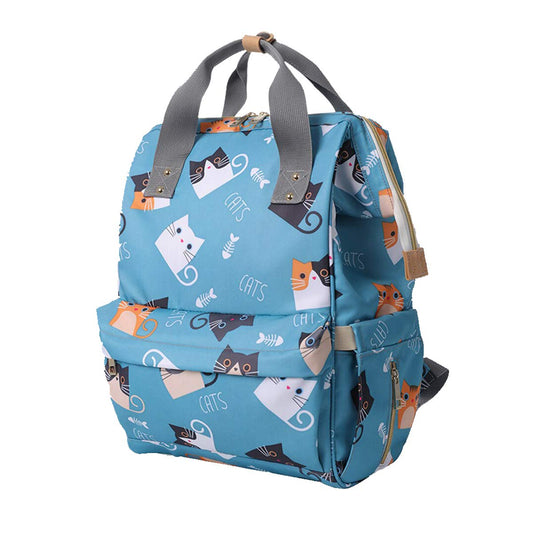 SYGA Diaper Bag Mother Bag Multi-Function Nappy Backpack Bag Organizer for Travel Diaper Bag (Blue)