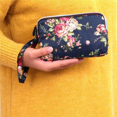 MOMISY Women's Girls Clutch | Zipper | Ladies Purse Wallet Girls (Rose)