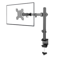 Robustt Computer PC Monitor LED TV Desk Mount Stand with Articulating Center Arm Joint | for 15" to 33" Screens Full Motion Mount | Height Adjustable | Gaming Screen - Pack of 1