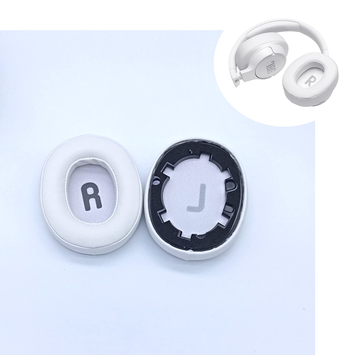 SYGA Earpads Replacement Ear Pads Ear Cushion Cover Compatible with JBL E55BT Over-Ear Wireless Headphones- Black
