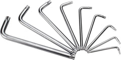SYGA 9Pcs Allen Hex Key Set Metric Torx Star Hexagaon Wrench Set for Bike Furniture Assembly Bicycle Repair Household DIY and Craft with Holder T10 T15 T20 T25 T27 T30 T40 T45 T50