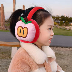 SYGA Winter Fashion Cute Plush Earmuffs Pineapple Cartoon Design Suitable For 10 Years Above