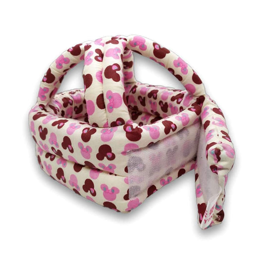 SYGA 1 Piece Infant, Toddler & Baby Child Helmet Head Protector Cushion Bonnet_Micky Mouse_White