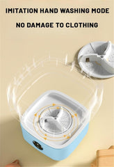 Portable Washing Machine, Mini Washer,16L Upgraded Large Capacity Foldable Washer.Deep Cleaning of Underwear, Baby Clothes and Other Small Clothes.Suitable for Apartments, Dormitories, Hotels.