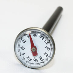 SYGA Pocket Thermometer, Waterproof, 5" Stem, 1" Dial, -10/110 Celsius