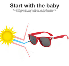 SYGA Kids Goggles, Modern Stylish Eyewears for Boy's and Girls, WayFarer Style - Black