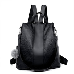 SYGA Women Stylish Travel Backpack – Waterproof, Solid Color Design with Soft Handle