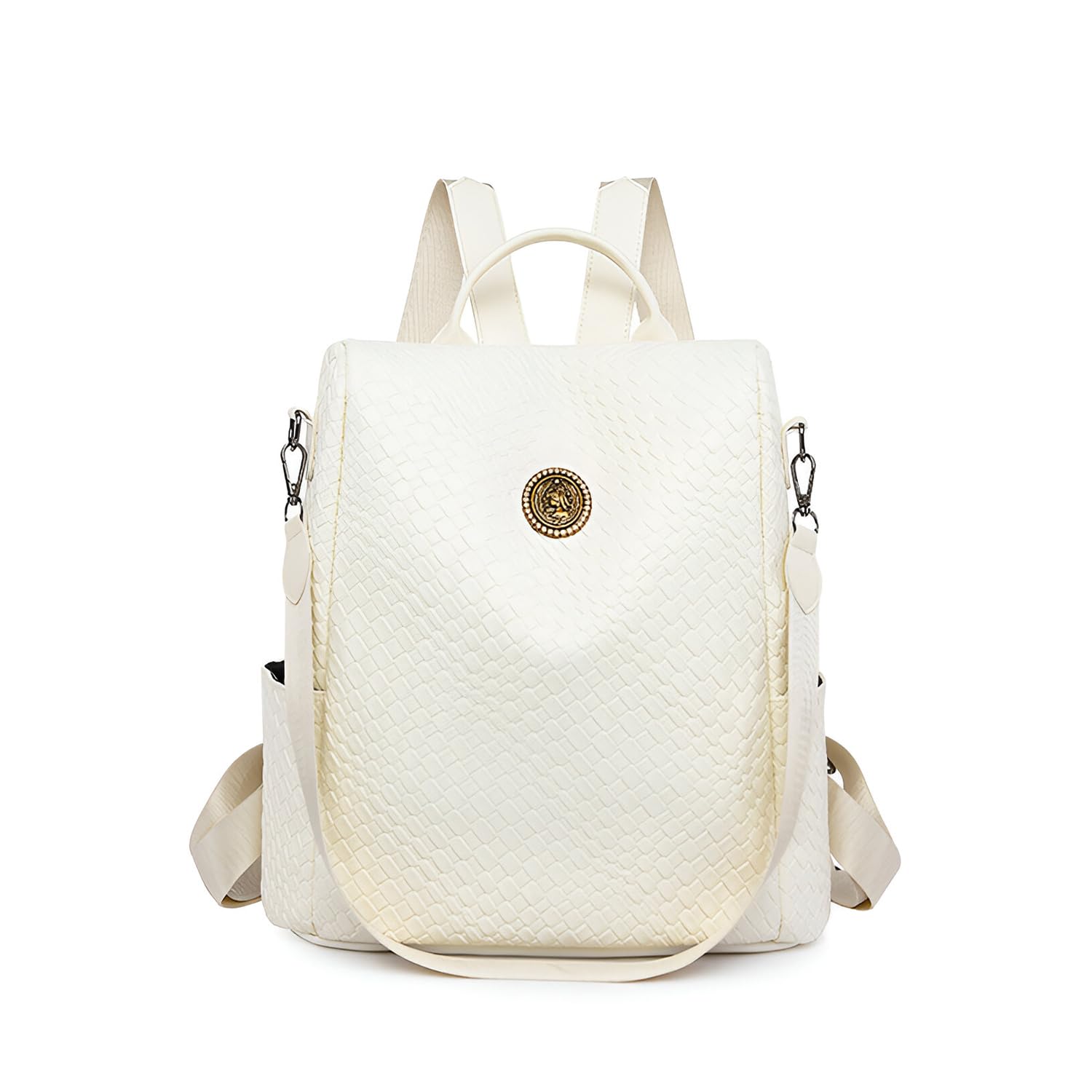 SYGA Women's New Woven Pattern Large Capacity Backpack